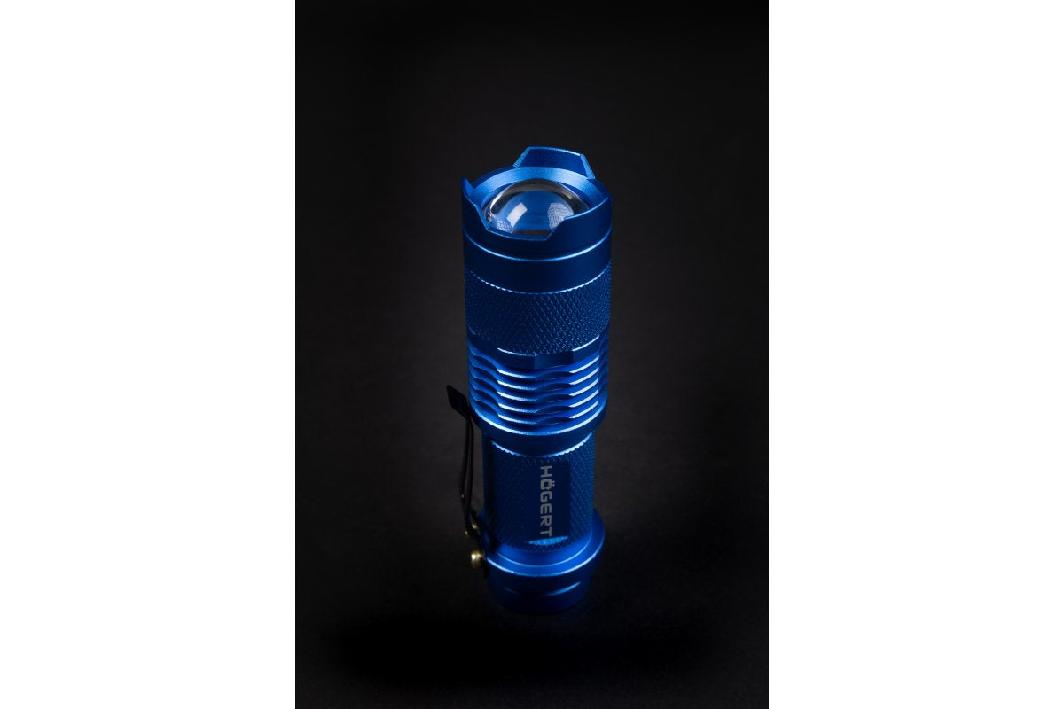 Linterna de bolsillo de aluminio, 1xAA/1*14500 3,7v (sin baterías), 5W, 250lm, IP20, 200m
