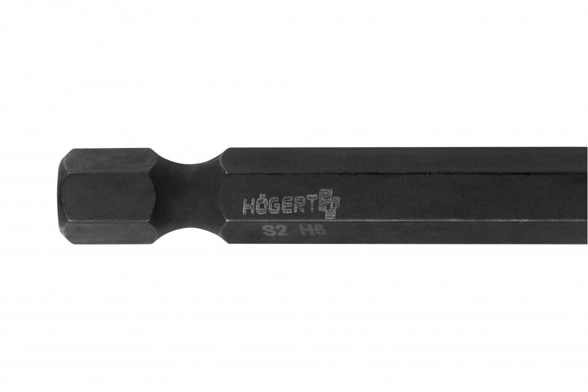 Bity udarowe HEX 6 100 mm blister 2 szt.