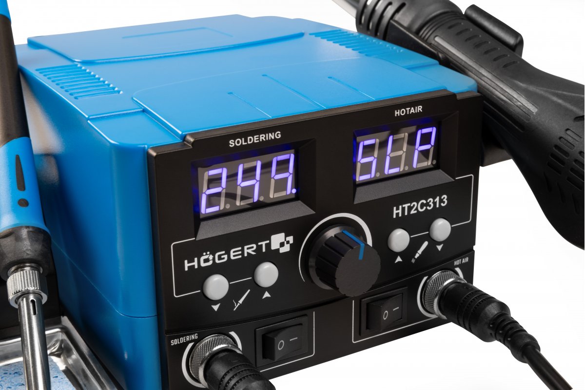 2-in-1 hot air soldering station, 750W