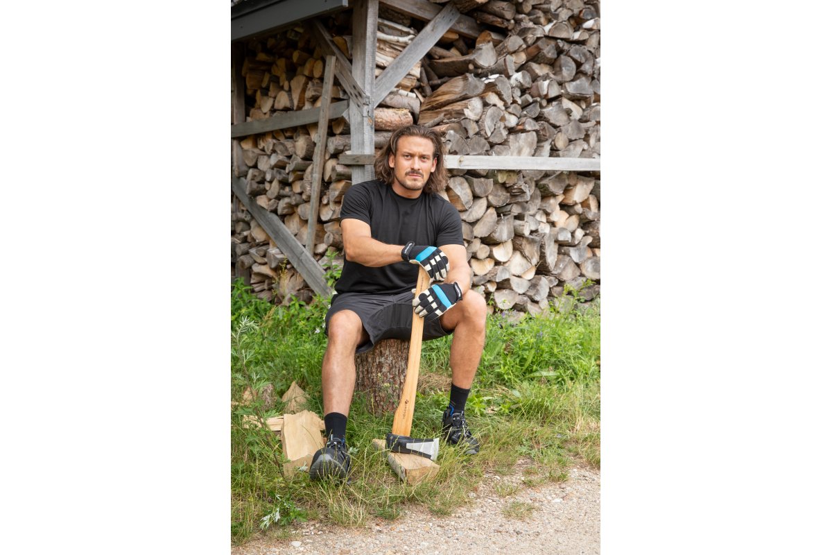 Hache de 2000g, à fendre, avec manche en hickory