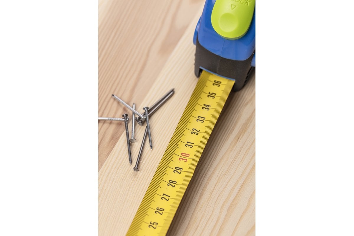 Bandmaß 8 m x 25 mm, Zulassung nach MID, Nylonbeschichtung, magnetisch, selflock