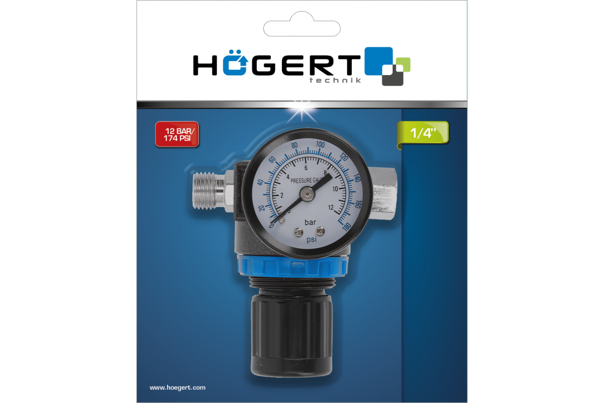 Regulator with pressure gauge