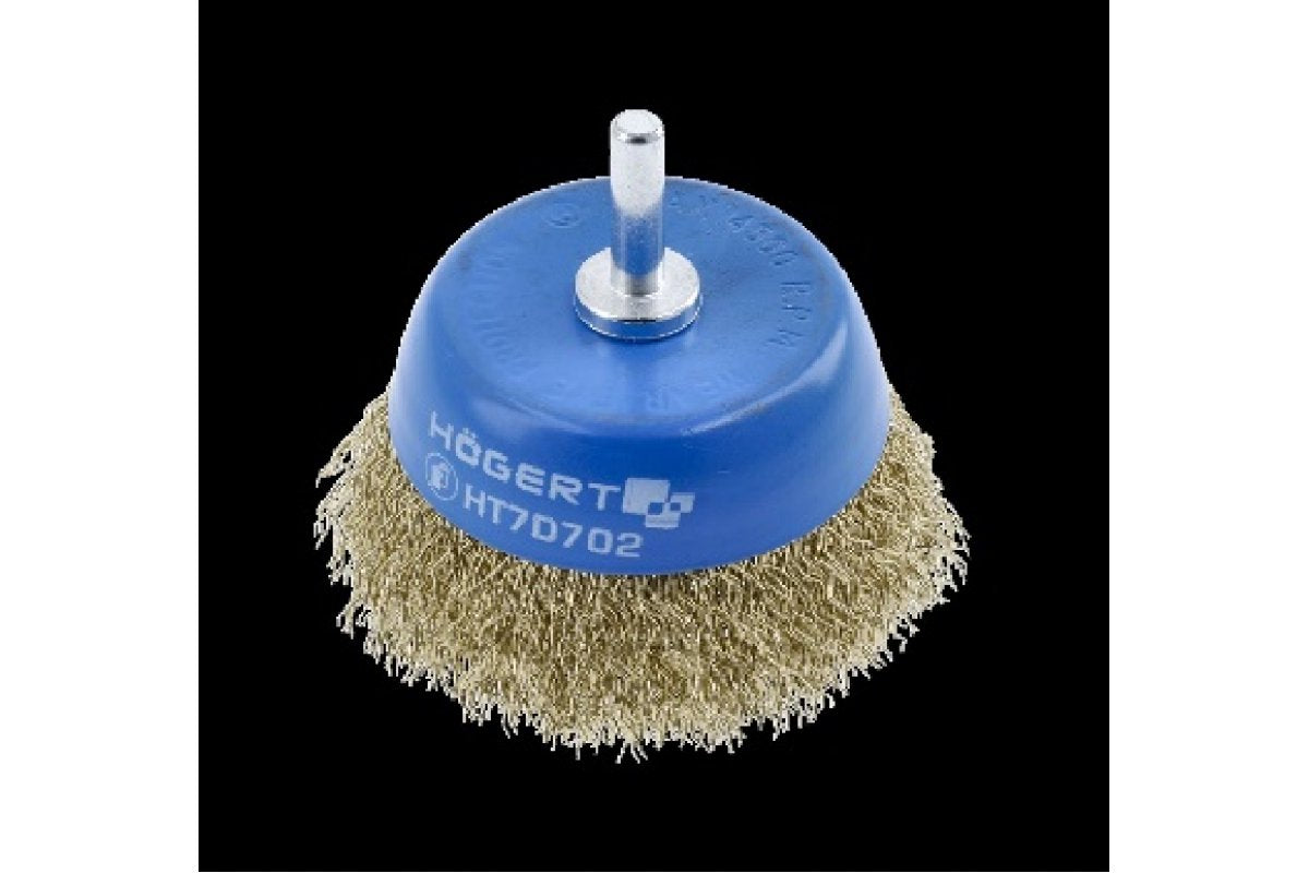 Stahldraht-Topfbürste 50 mm, Messingdraht, 0.3 mm