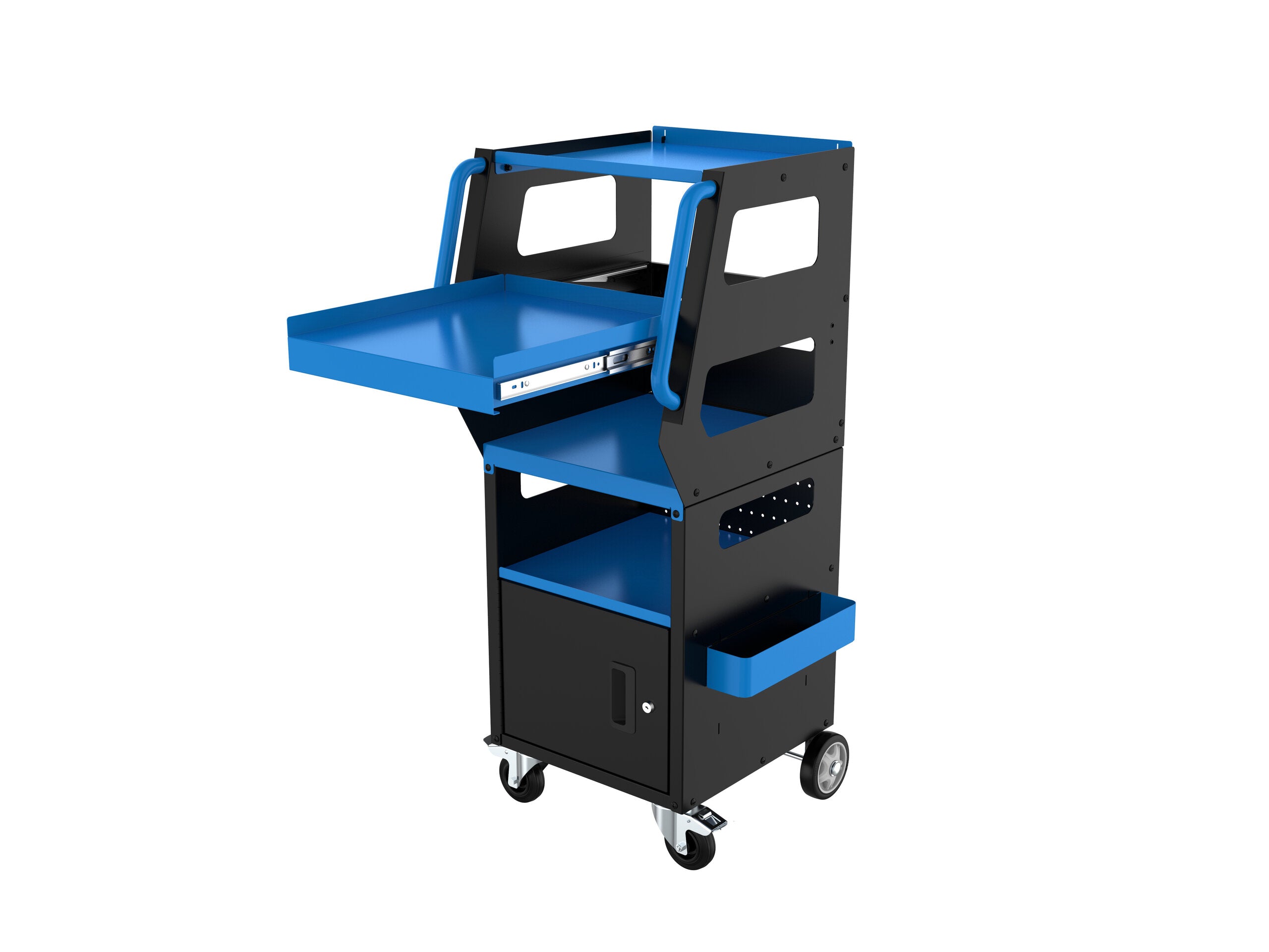 Carrello diagnostico 4 ripiani