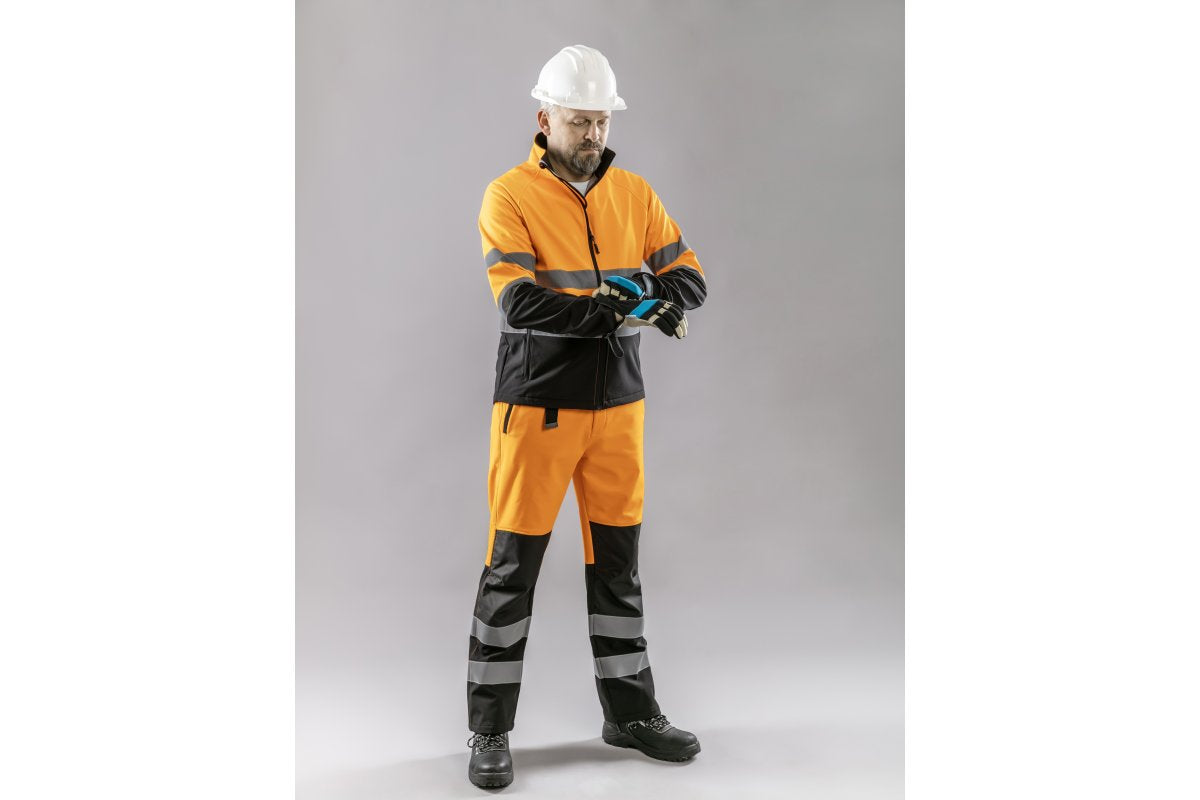 EXTER Hi-Visibility softshell jacket