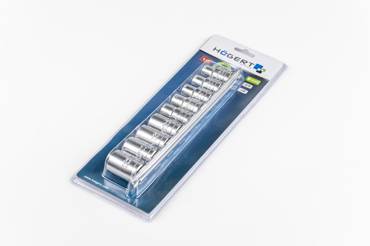 Torx bit socket set 1/2", 9 pcs, CrV50BV30