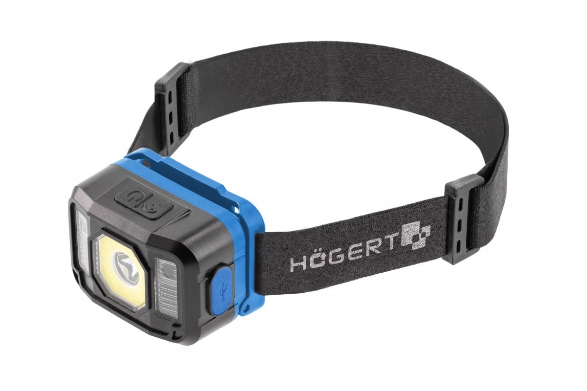 USB LED workshop headlamp with 7 functions