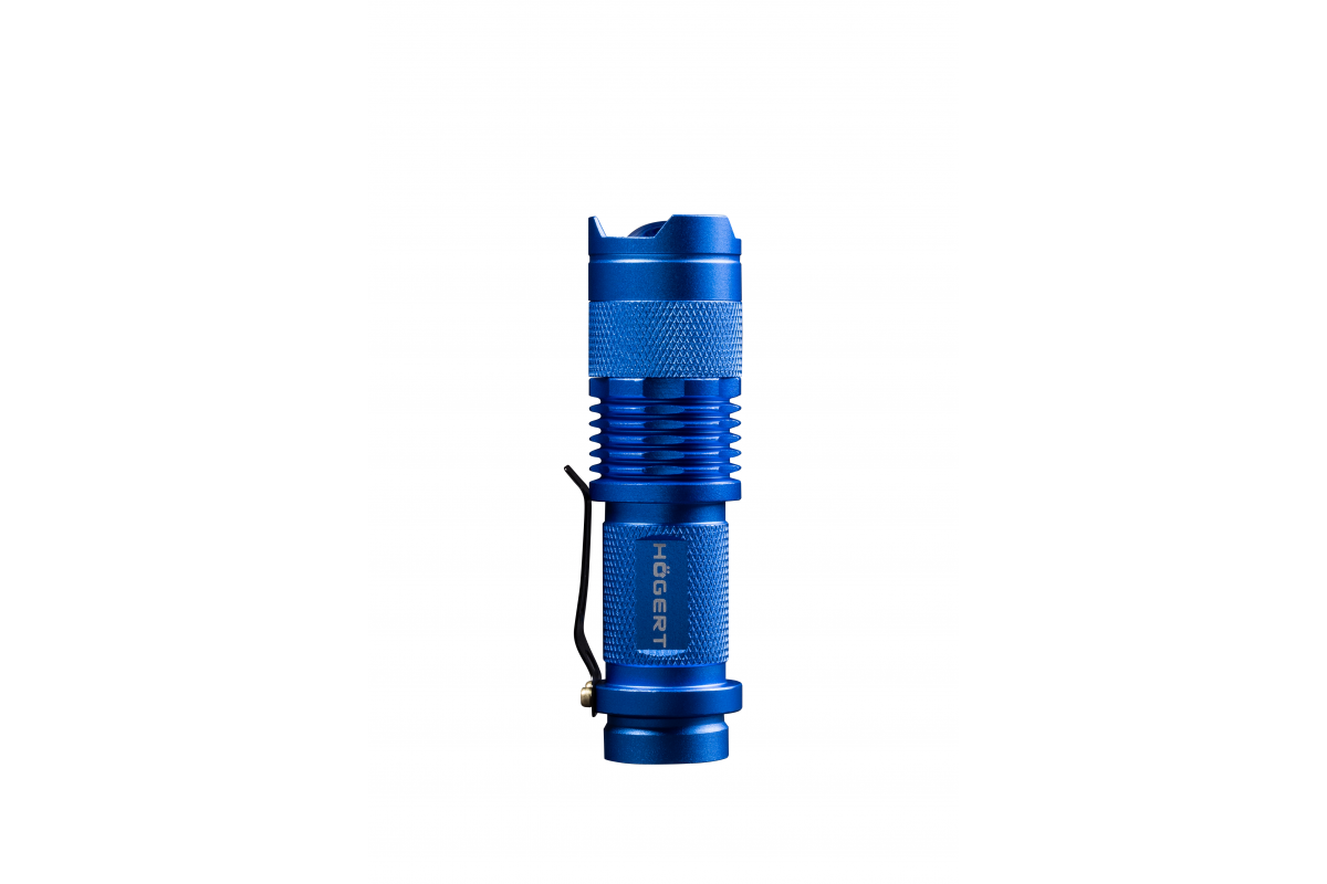 Linterna de bolsillo de aluminio, 1xAA/1*14500 3,7v (sin baterías), 5W, 250lm, IP20, 200m