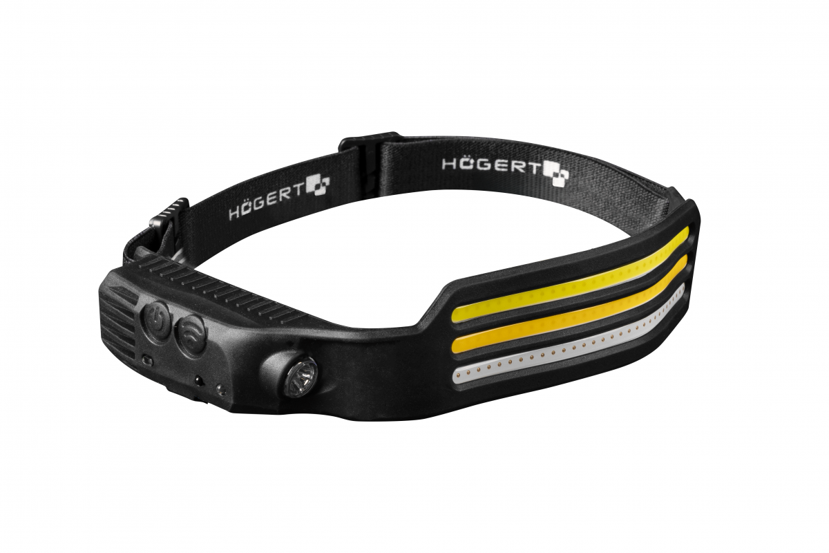 USB COB SMD headlamp, 10 functions