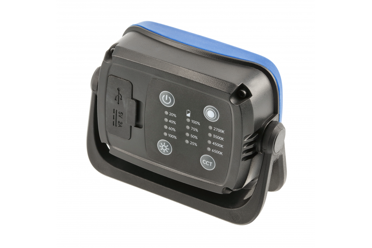 Worklight 1500 lm, 4 light colors