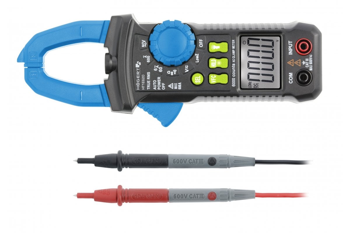 Pinza amperimetrica universal