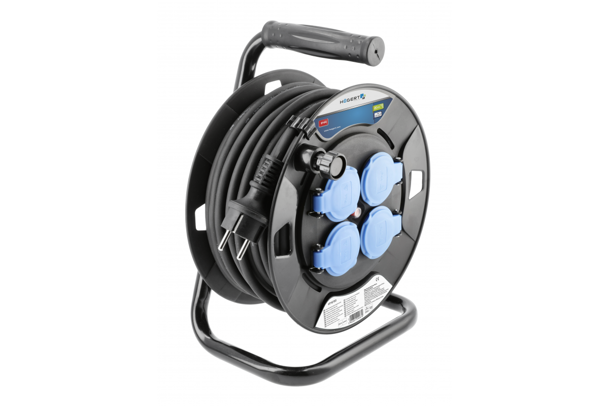 Rubber insulated cable reel 20m