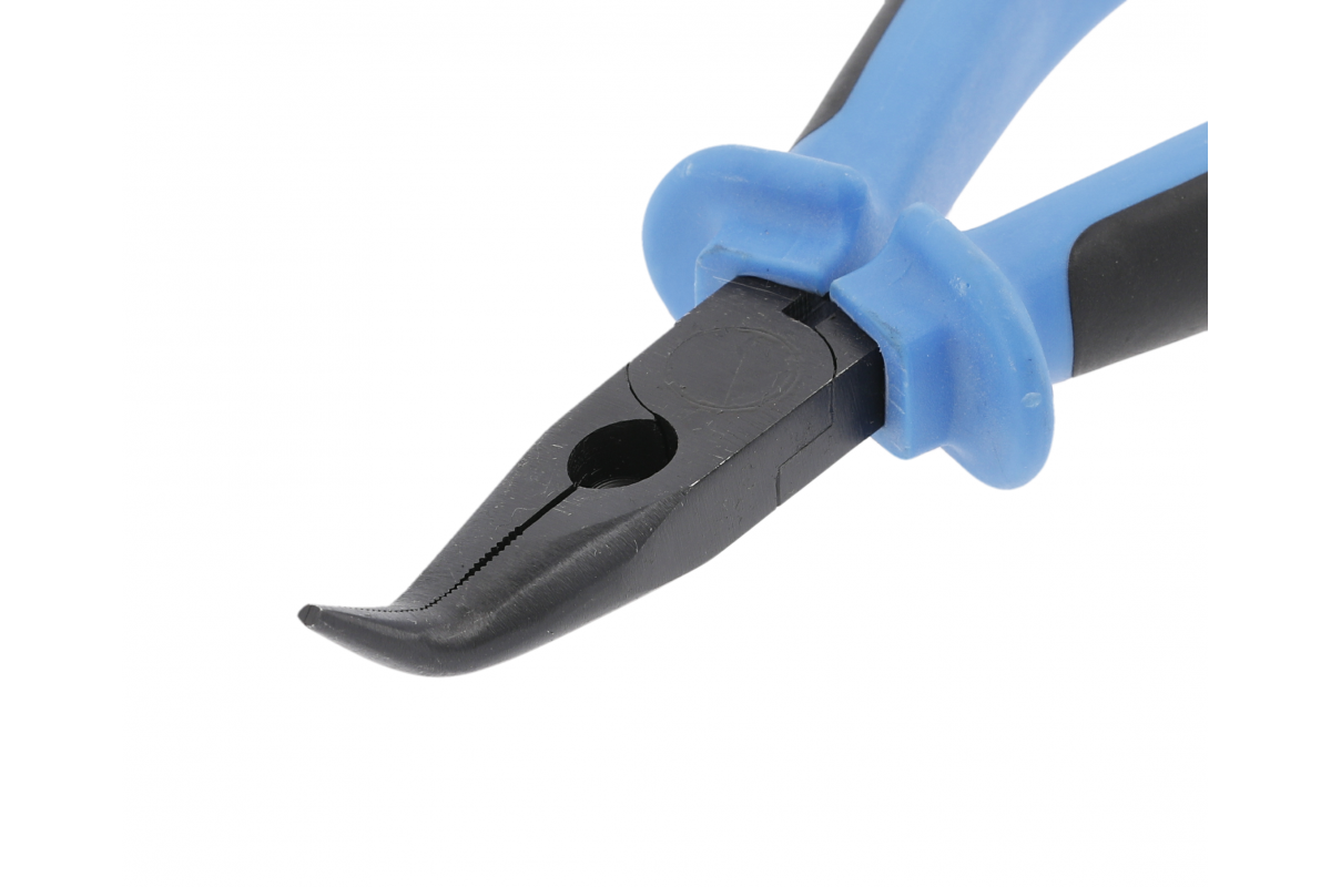 Half-round bent pliers 160 mm