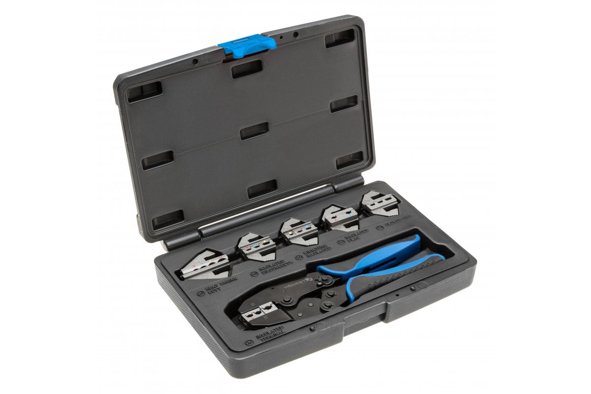 Crimping plier interchangeable 6 piece