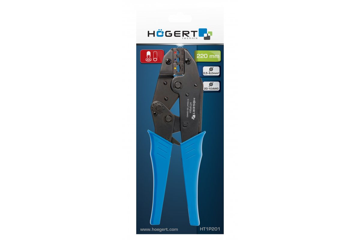 Crimping pliers for insulated ends