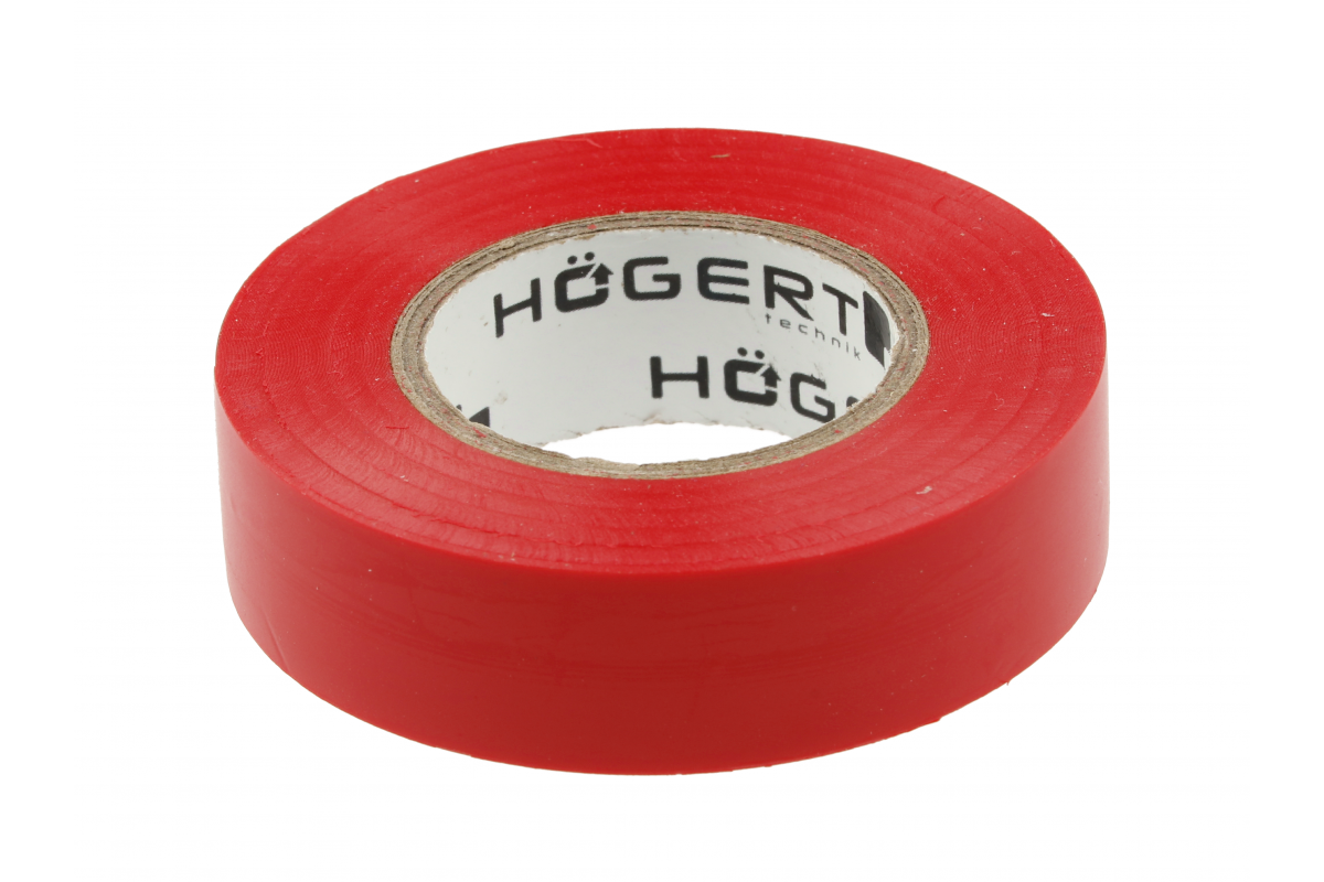 Insulation tape 0.13 mm x 19 mm x 20 m, red