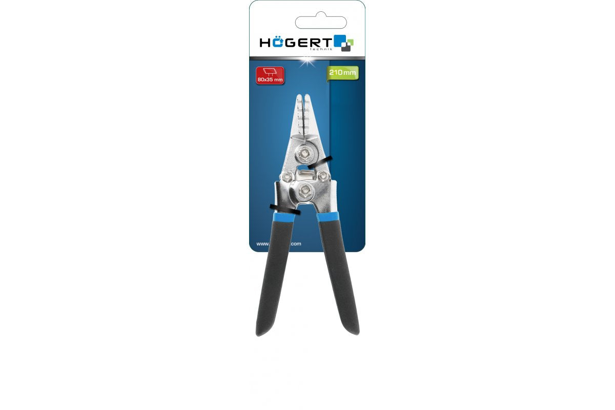Zange zur Formgebung der Profile, gerade 80x35mm