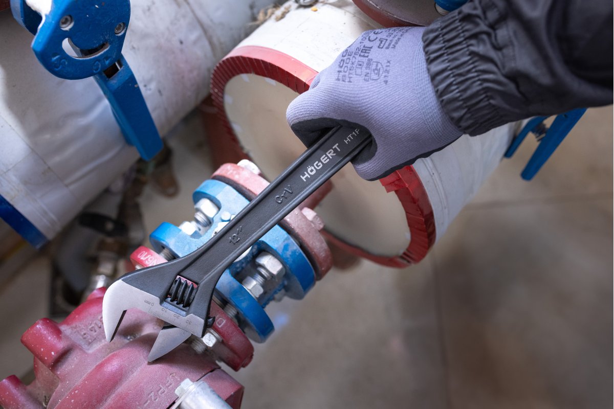 Llave ajustable Ergo Grip 12''/300 mm