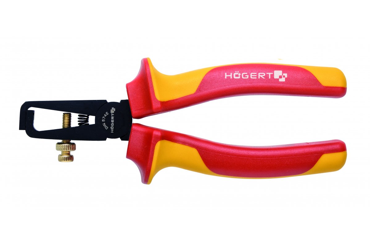 Insulated wire stripper pliers 160 mm, VDE, 1000 V