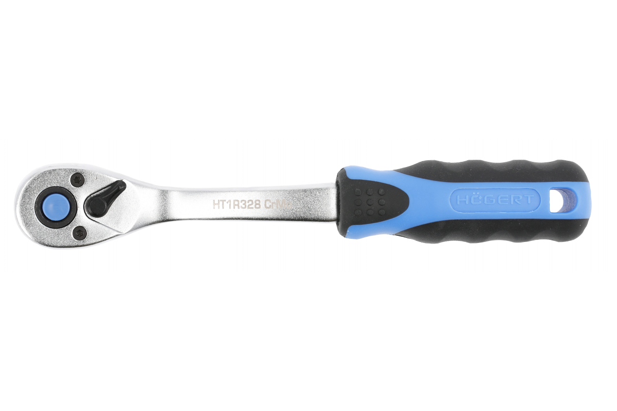 Ratchet handle 1/2", 72T, CrV steel, quick release