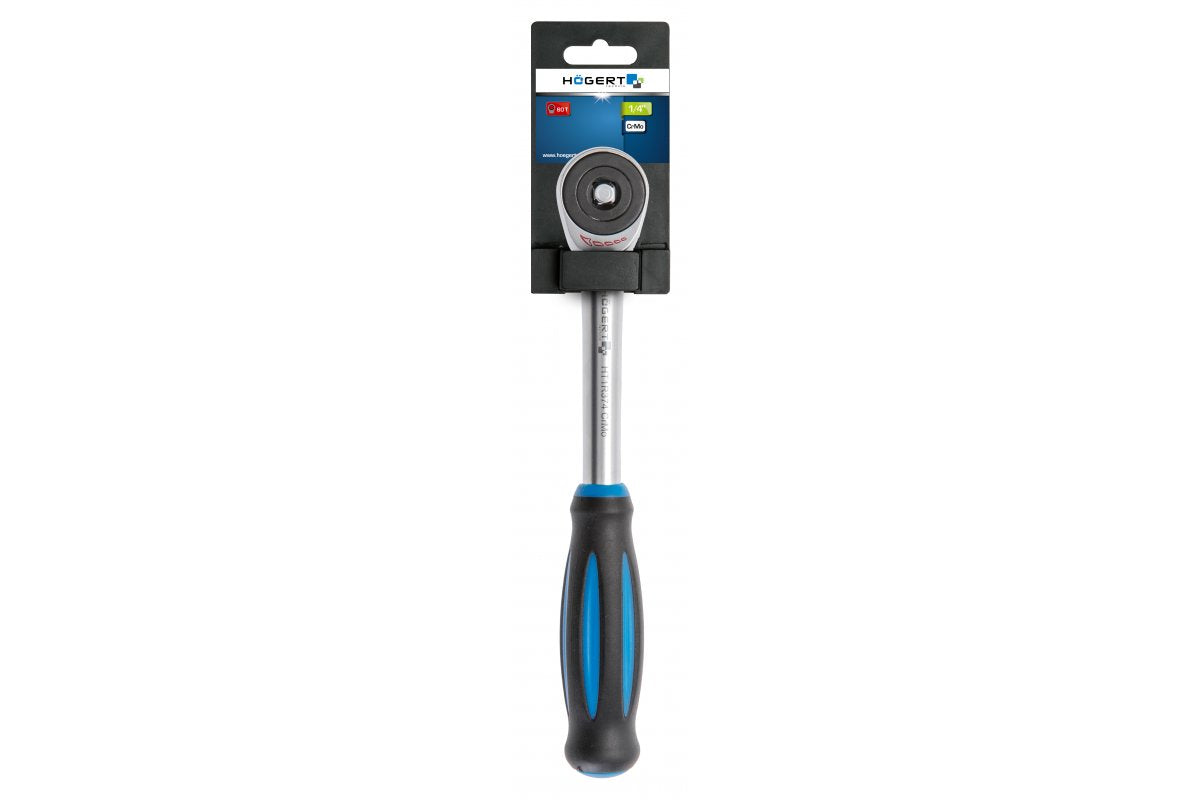 Ratchet s okretnom ručkom 1/4\", 60 zuba, CrMo