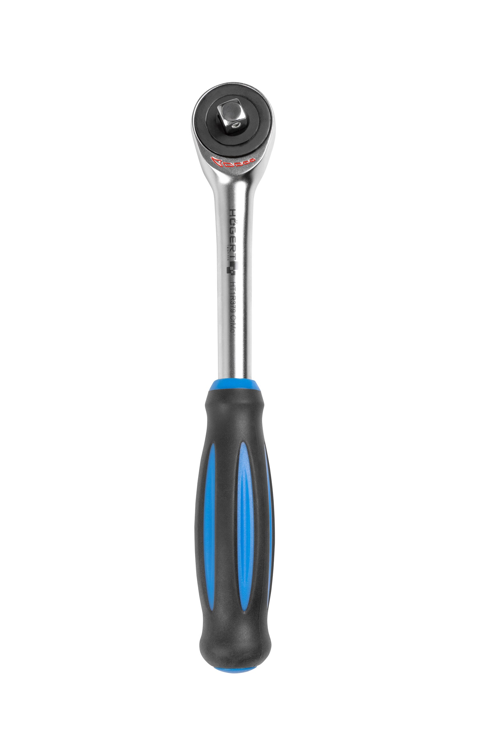 Trinquete 3/8\" con mango giratorio, 60 dientes, CrMo