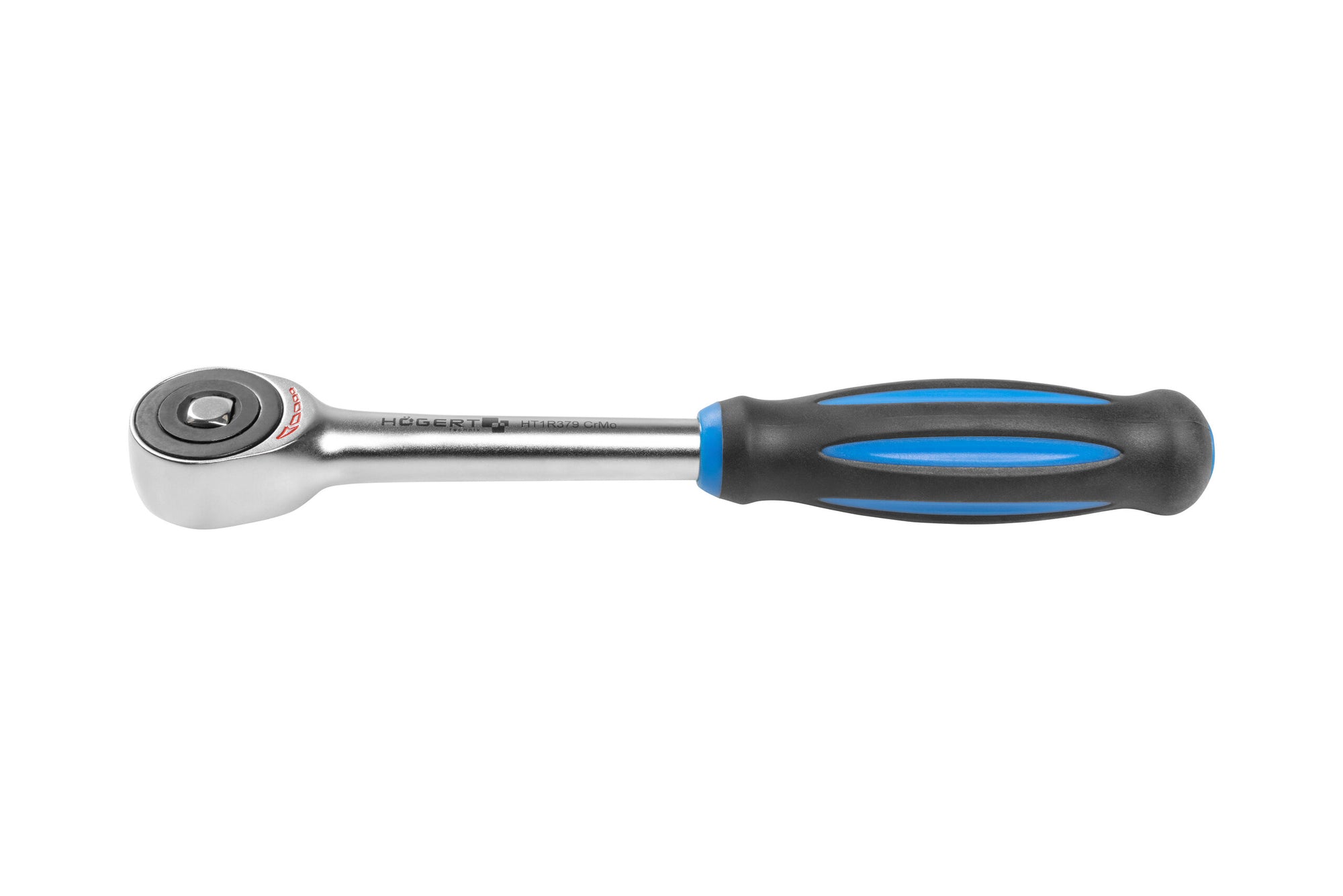 Trinquete 3/8\" con mango giratorio, 60 dientes, CrMo