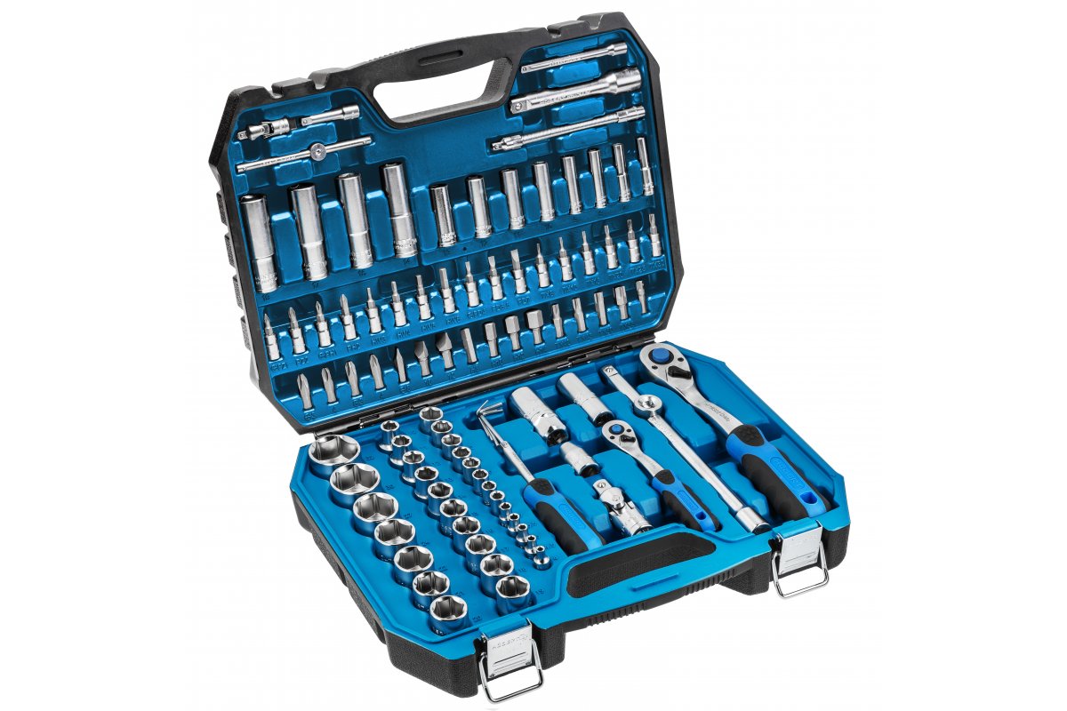 Tool set 95 pcs, two-color suitcase