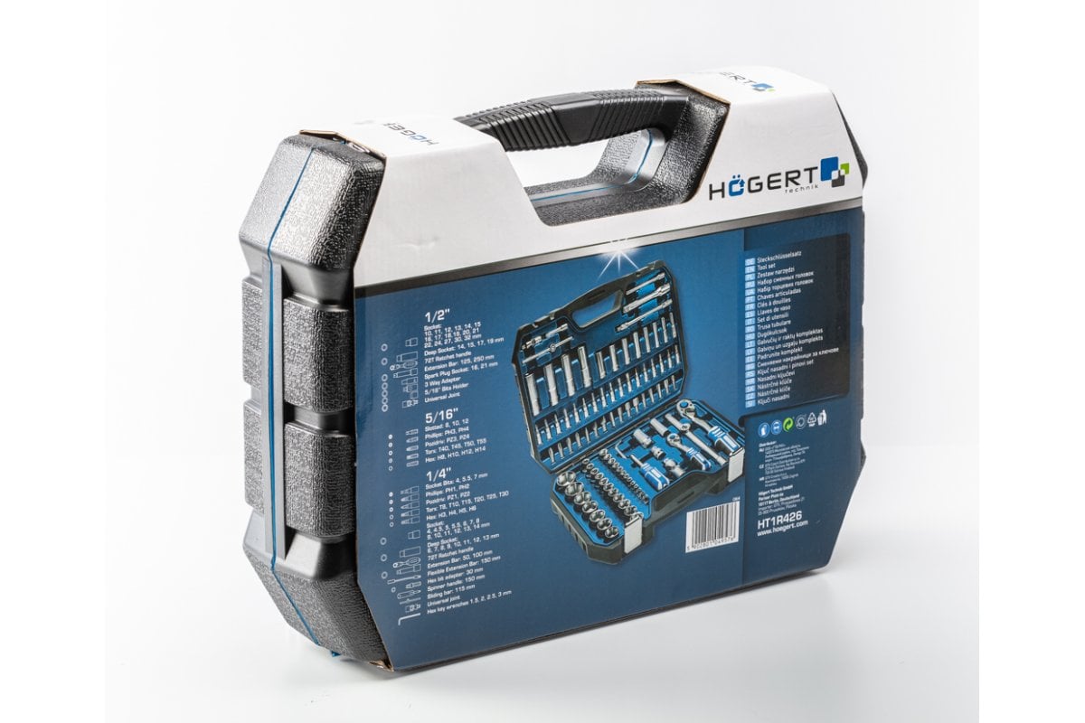 Tool set 95 pcs, two-color suitcase