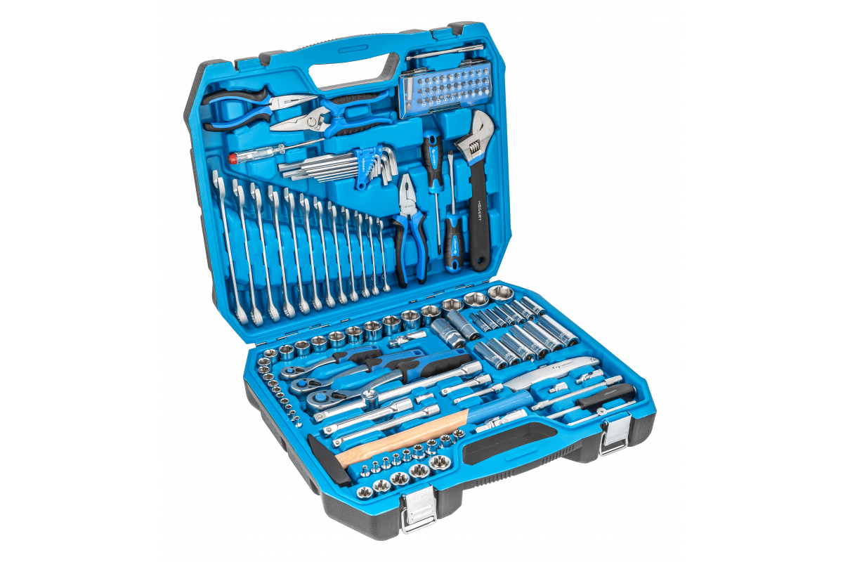 Toolkit 131 pcs., 1/2", 3/8" 1/4"