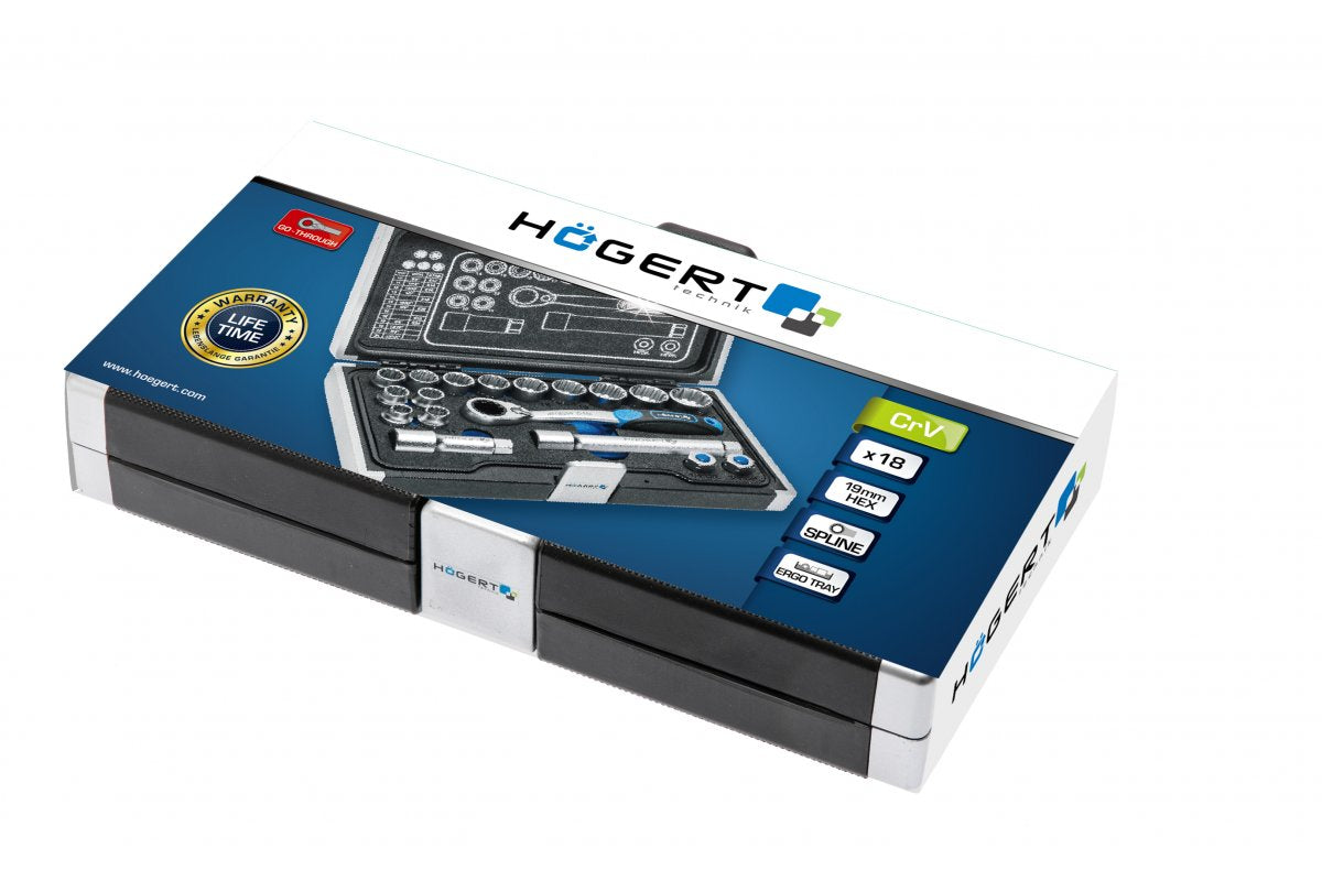 Juego de herramientas con carraca 29 uds