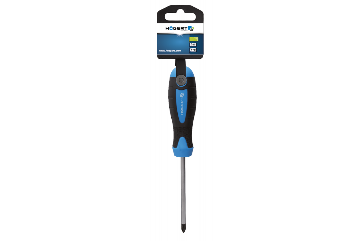 Screwdriver PZ2, 100 mm, S2 steel
