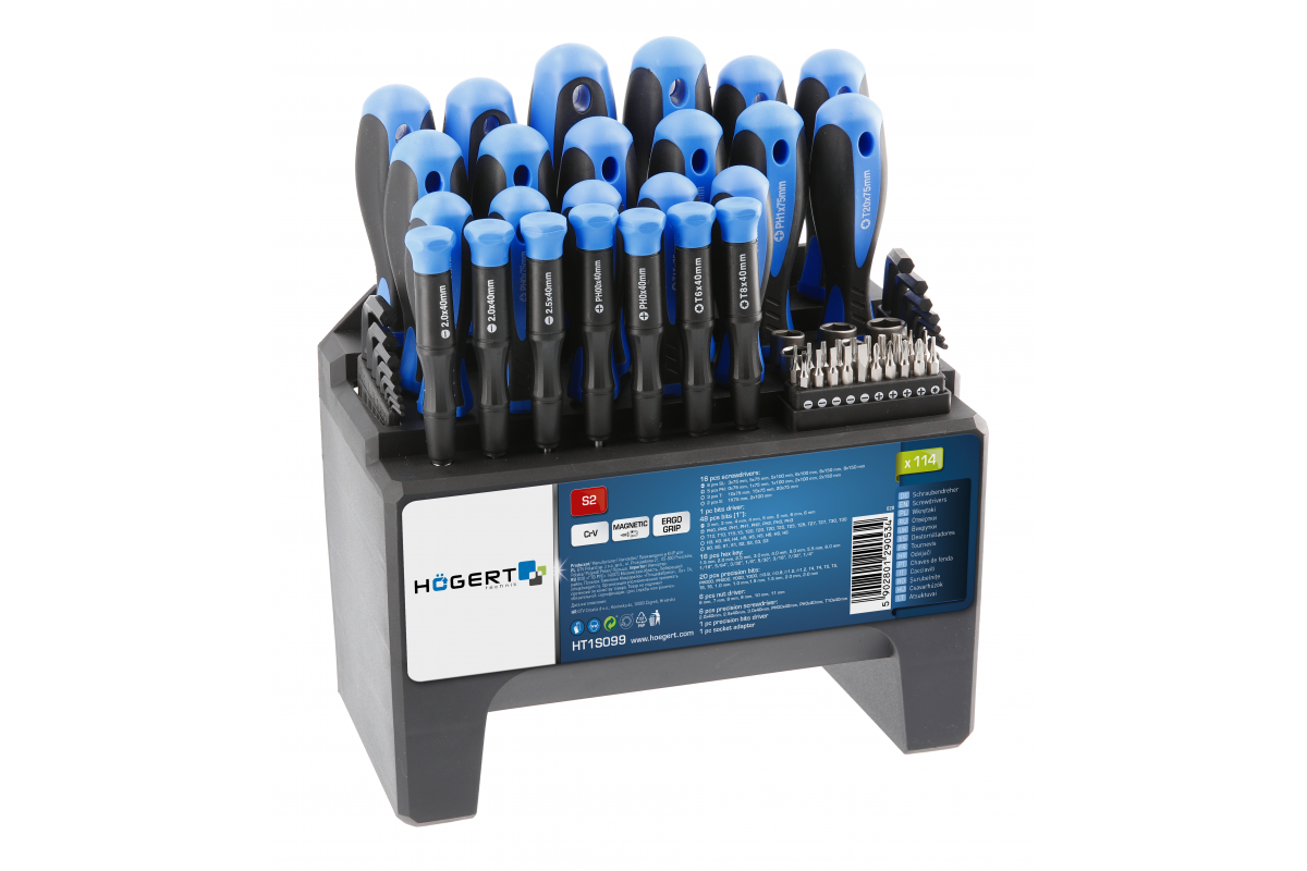 Screwdrivers set 114 pcs