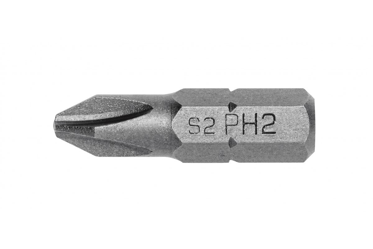 Schraubendreherspitzen PH2, 25 mm, 10 Stck.