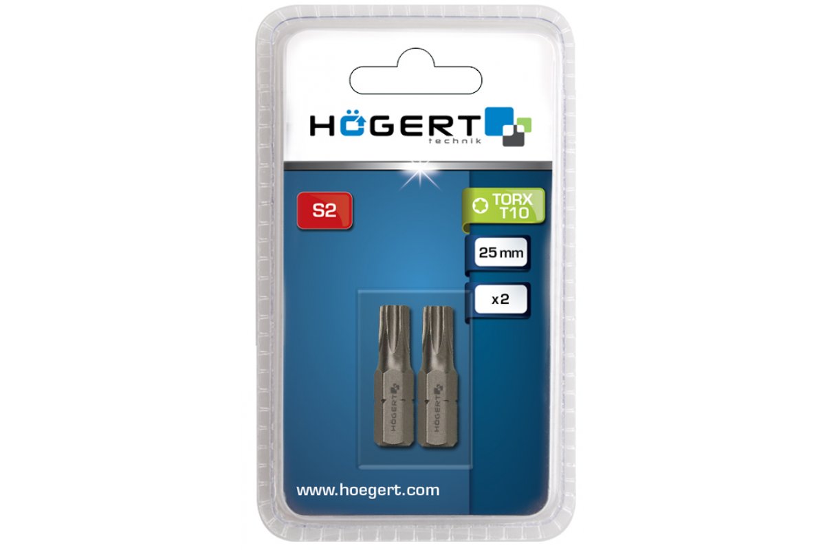 Bitovi TORX T10, 25 mm, 2 kom