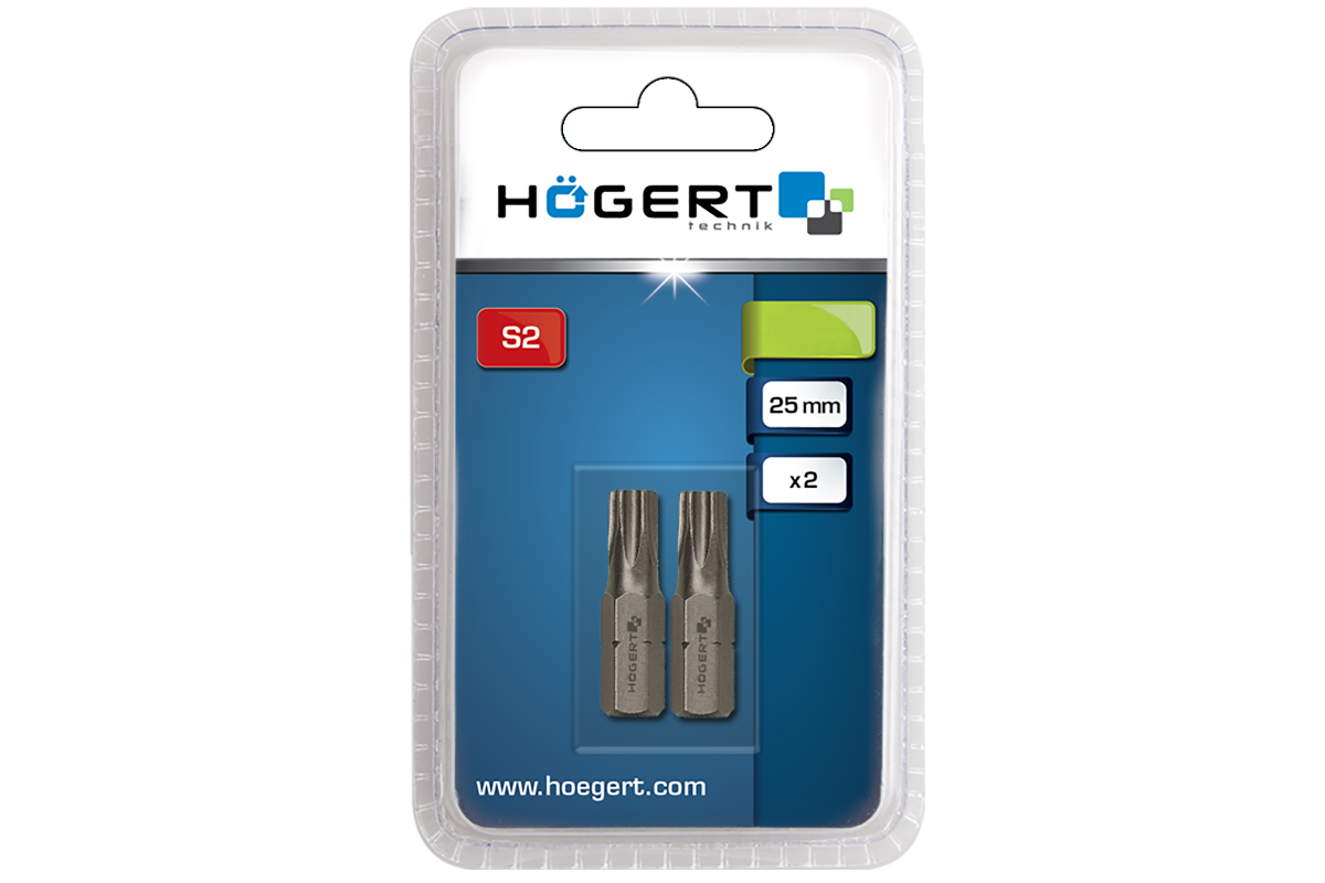 Bitovi TORX T10, 25 mm, 2 kom