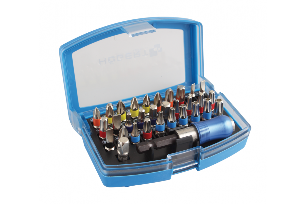 32-piece screwdriver bits set, S2 steel