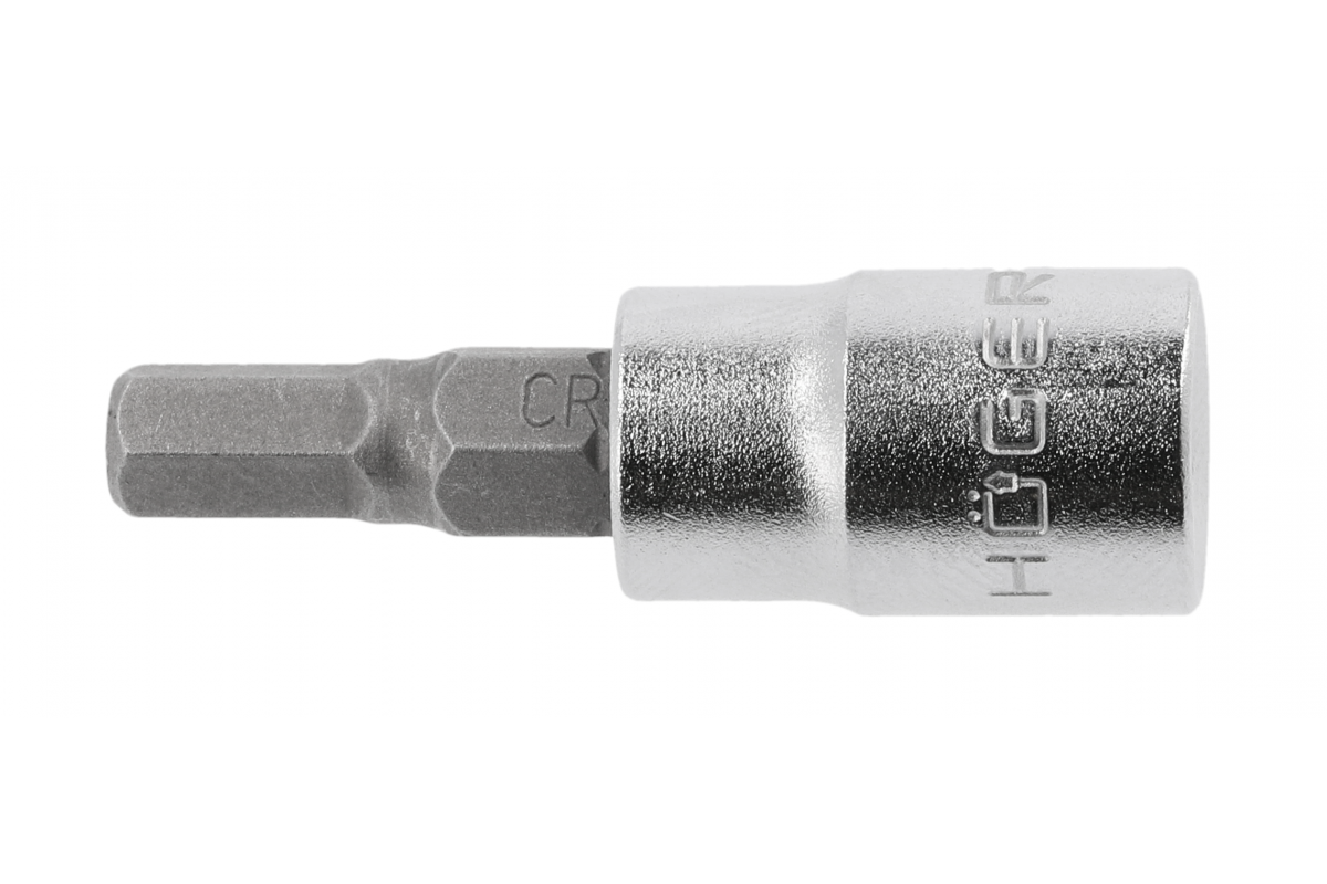 Hex-bit socket 3 mm, 1/4"