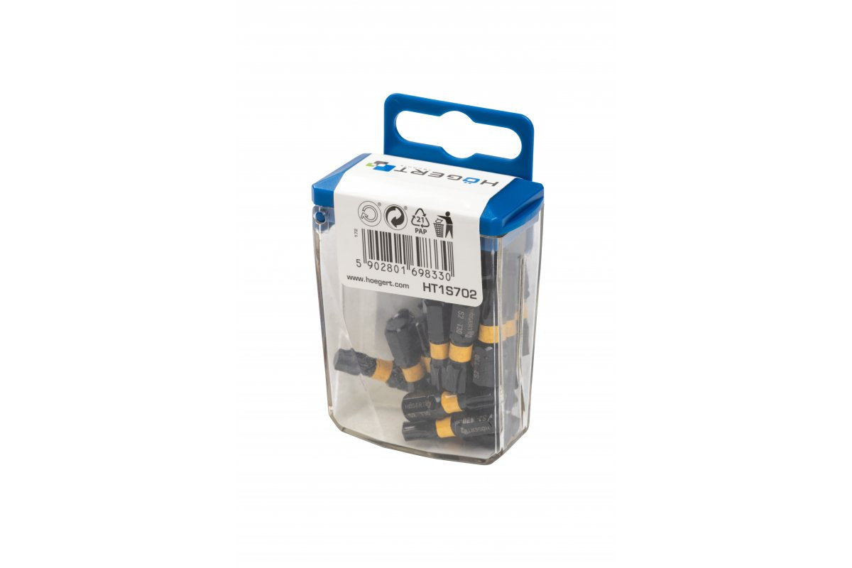 Impact bits 20 pcs TX 30 25 mm