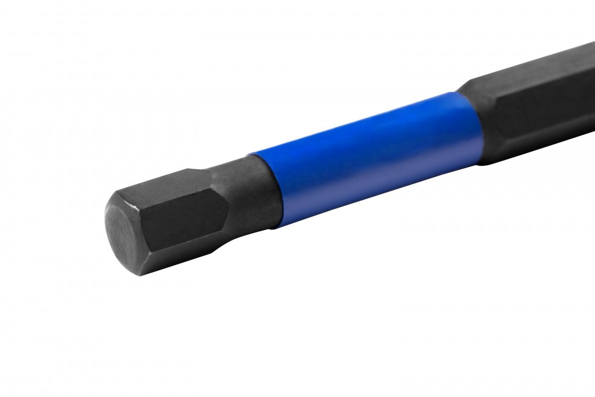 Bity udarowe HEX 6  100 mm blister 2 szt.