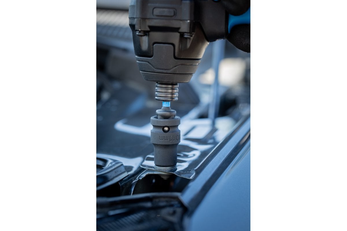 Impact adapter set for 1/4" sockets, 3 pcs.