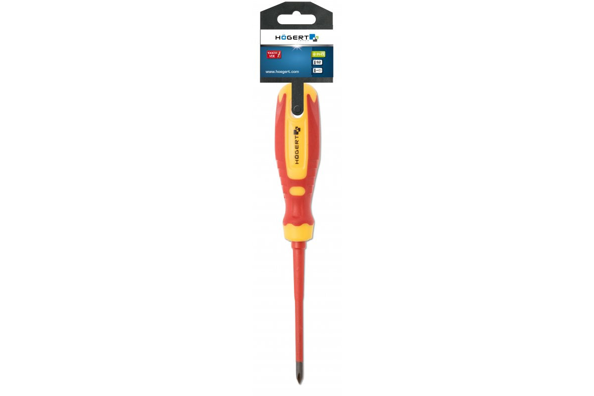 Šroubovák křížový PH1 100 mm, 1000 V, SLIM, CrMo