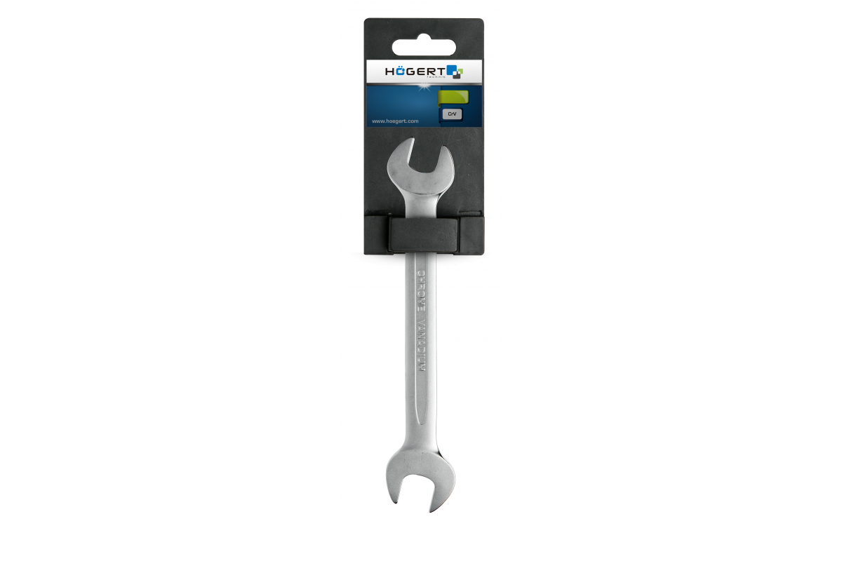 Llave fija de acero CrV, 21 x 23 mm, DIN 3110