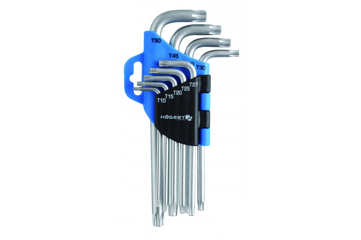 9- piece Torx keys set, CrV steel