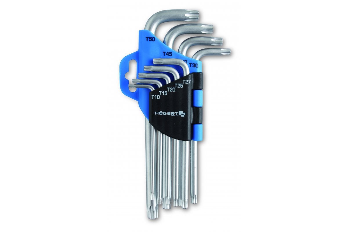 9- piece Torx keys set, CrV steel