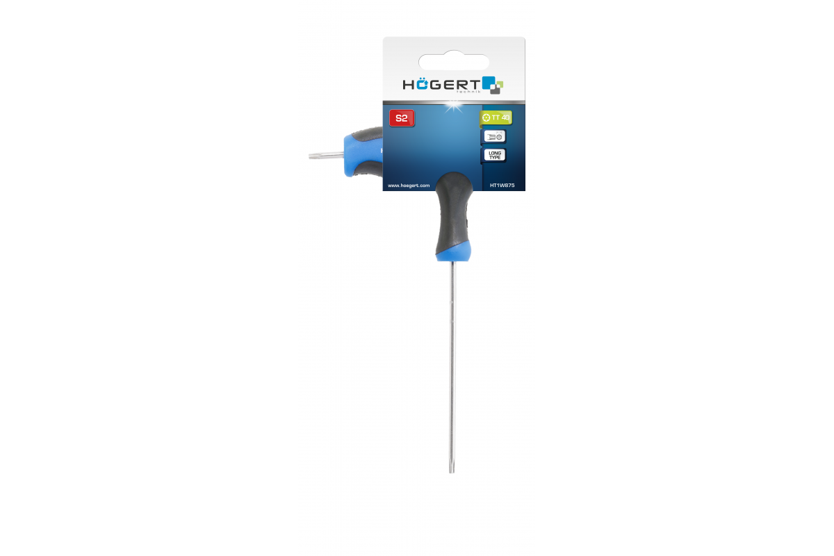 Llaves de seguridad torx tipo T largas TT40