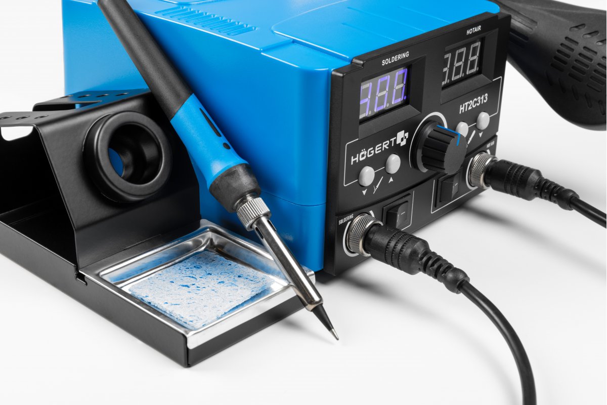2-in-1 hot air soldering station, 750W