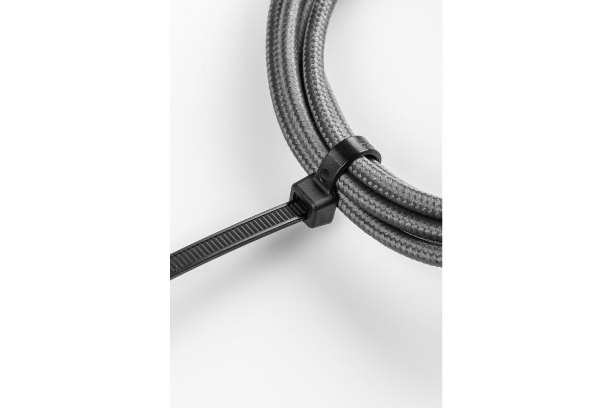Nylon Cable Ties 2.5 x 100 mm, 100 pcs, Black