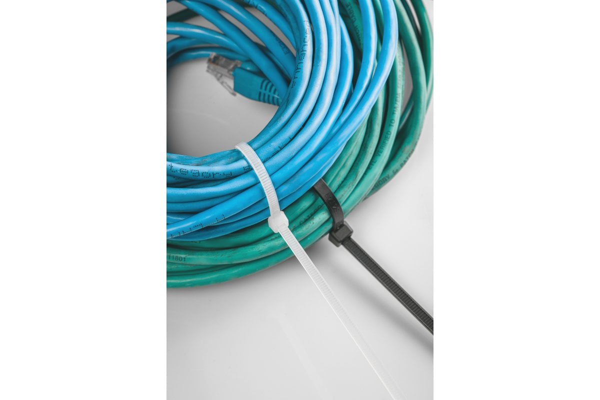 Nylon Cable Ties 2.5 x 140 mm, 100 pcs, White