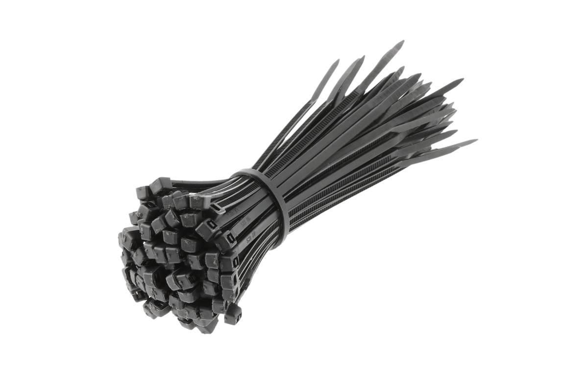 Nylon Cable Ties 2.5 x 100 mm, 100 pcs, Black
